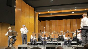 Jubiläumskonzert Landespolizeiorchester Rostock, 75. Jahr LPO - Openair-Auftritt an einem heißen Sommertag