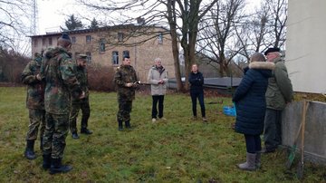 Abschlussgedenken auf der französischen Kriegsgräberanlage