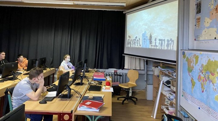 Regionale Schule Gingst - Vorstellung "gräbersuche online"
