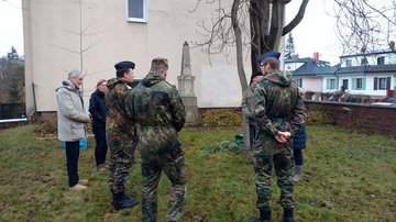 Abschlussgedenken auf der französischen Kriegsgräberanlage