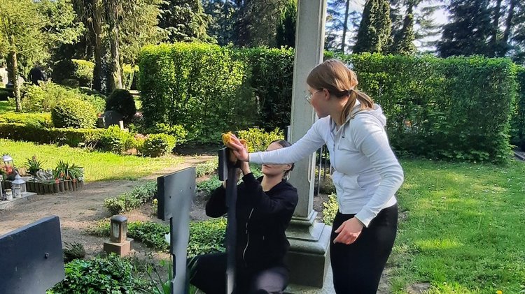 Pflegearbeiten Schülerinnen und Schüler Schulzentrum Wittenburg